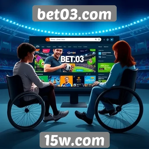 Acessibilidade e navegação no site bet03.com